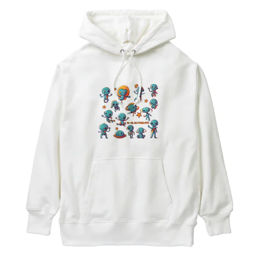 ちーむ.えいりあんず２ Heavyweight Hoodie