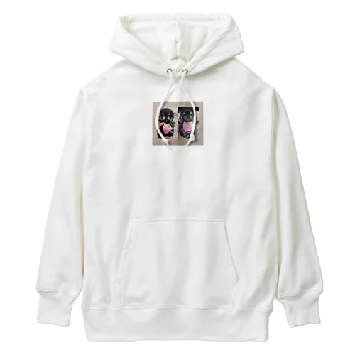 可愛いブラックタン兄弟 Heavyweight Hoodie