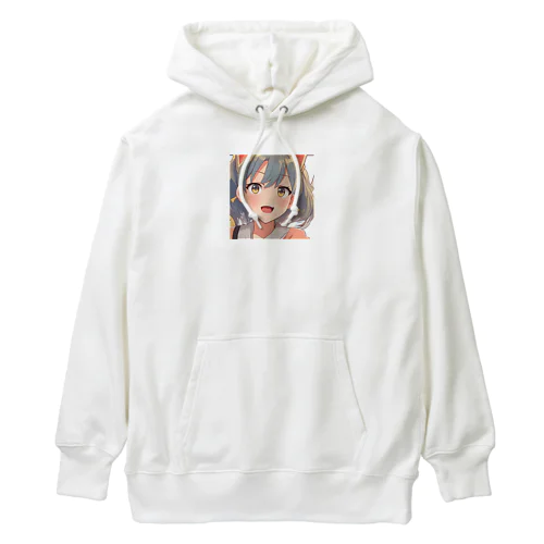  ねこみみの魅力、あなたと共に - ファンタジーグッズ Cat-Eared Beauty: Fantasy Goods to Charm Your Day Heavyweight Hoodie