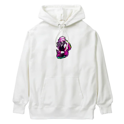 90's ファッション ネオンカラー Heavyweight Hoodie