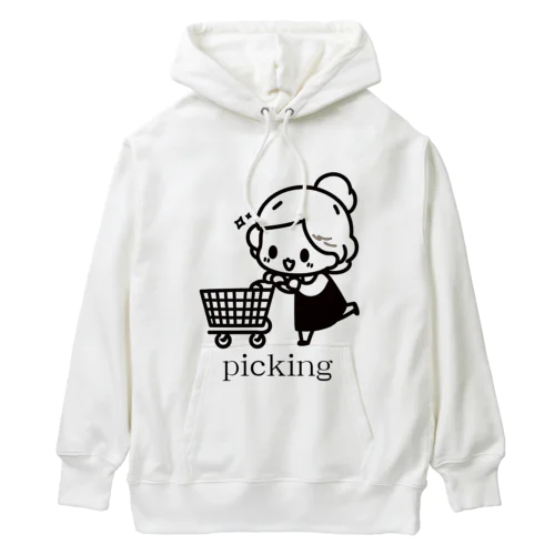 シルエット・ピッキング Heavyweight Hoodie