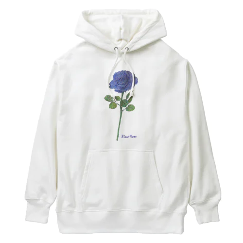 夢叶う青い薔薇 Heavyweight Hoodie