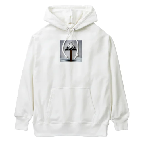 山の標識 Heavyweight Hoodie