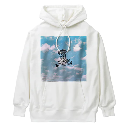 常に前向きくん Heavyweight Hoodie