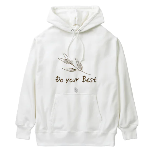 「Do your best」文字コンテンツ Heavyweight Hoodie