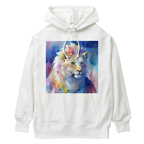 百獣の王ライオン Heavyweight Hoodie