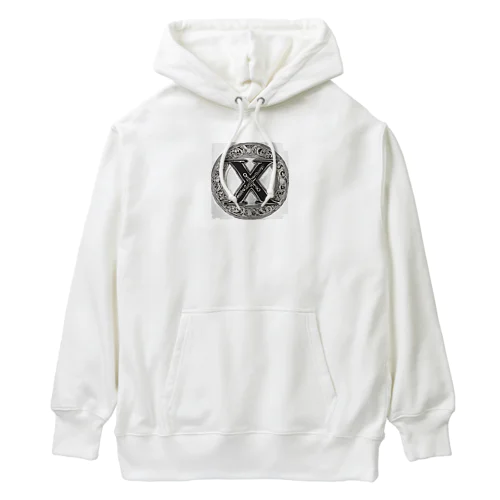 幸運アルファベット　X Heavyweight Hoodie