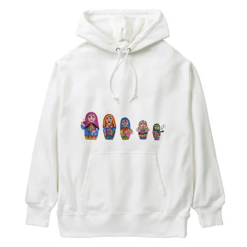 マトリョーシカのマト子ちゃん Heavyweight Hoodie