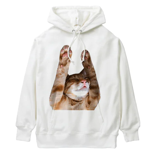 バンザイねこ Heavyweight Hoodie