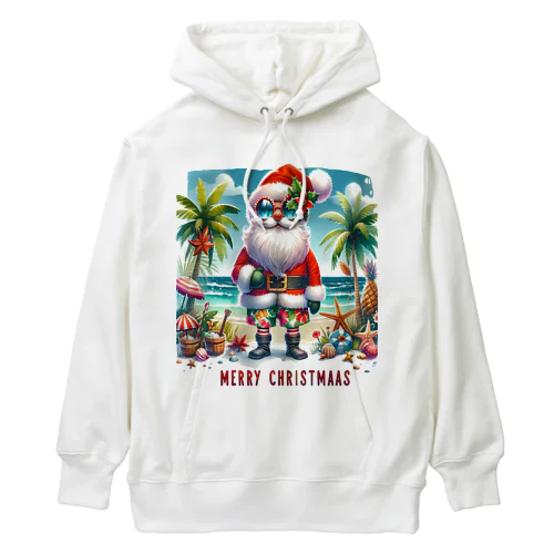 Merry Christmasシリーズ　サンタのサマークリスマス」 Heavyweight Hoodie