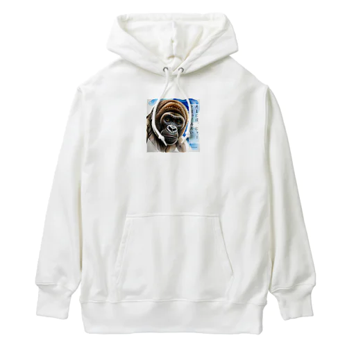 ゴリラ呟き Heavyweight Hoodie