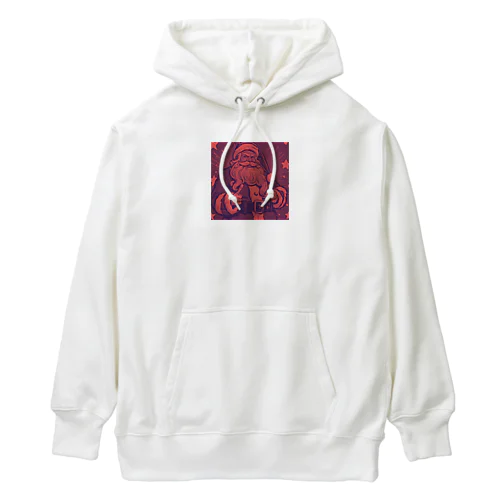 アメコミ風サンタクロース Heavyweight Hoodie