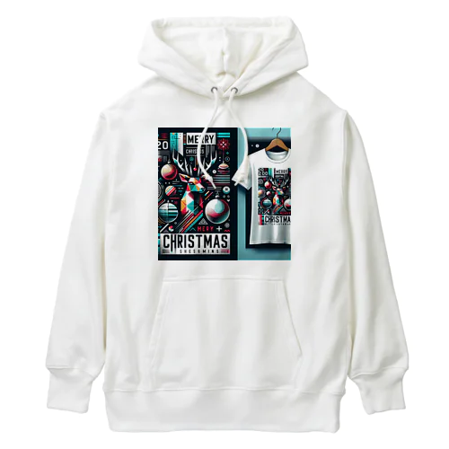 ジオメトリック・クリスマス Heavyweight Hoodie