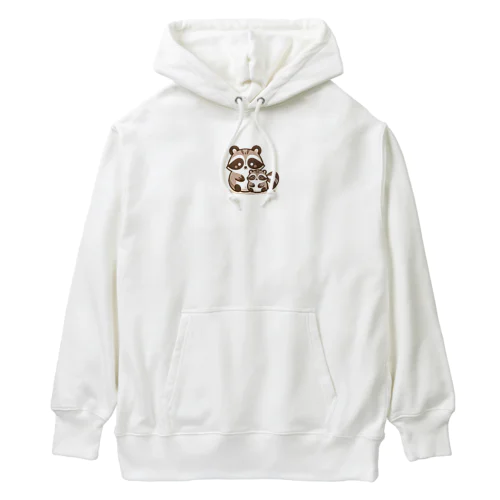 ほのぼのアライグマ家族物語 Heavyweight Hoodie