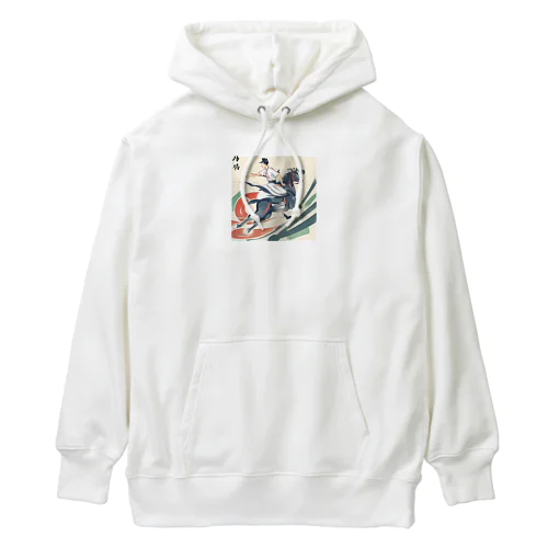 百人将・阿　伊羽江音 Heavyweight Hoodie