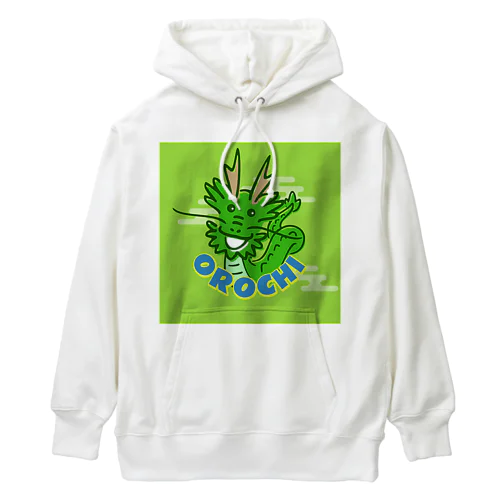 石見神楽_八岐大蛇＠forestgreen Heavyweight Hoodie