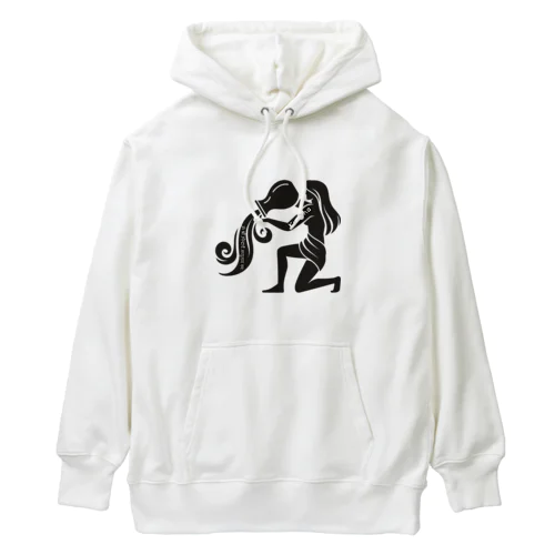 クンバ（水瓶座） Kumbha (Aquarius) Heavyweight Hoodie