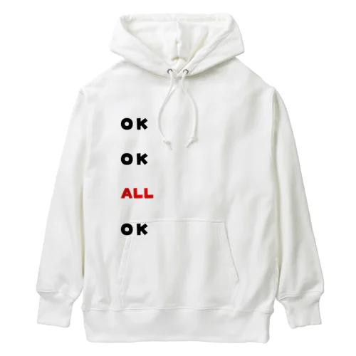 OK　OK　ALL　OK Heavyweight Hoodie