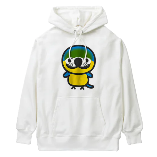 ルリコンゴウインコ Heavyweight Hoodie