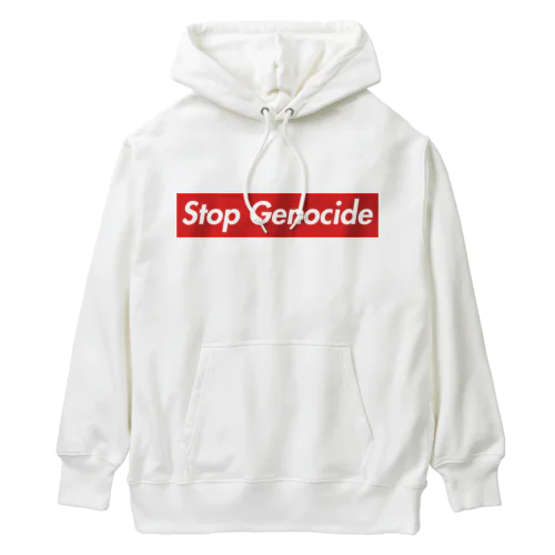 STOP GENOCIDE　パレスチナ解放のためのもの Heavyweight Hoodie