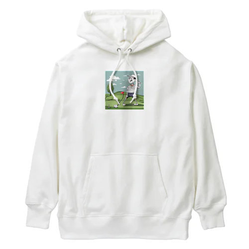 面白ゴルファー Heavyweight Hoodie