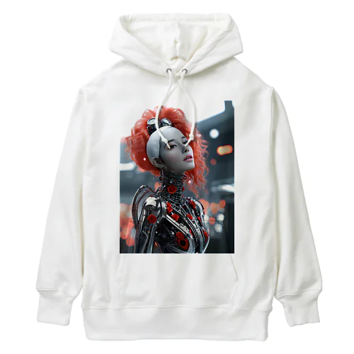 女性ロボット Heavyweight Hoodie