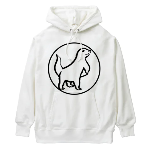 ロゴマーク風カワウソくん Heavyweight Hoodie