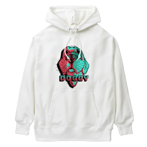 Doggy（ロゴ風） Heavyweight Hoodie