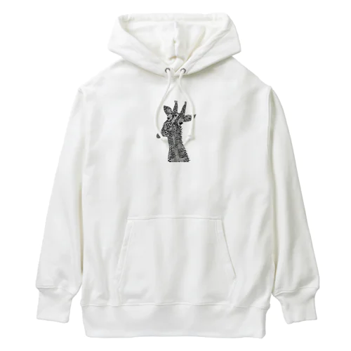 モノクロキリンの国 Heavyweight Hoodie