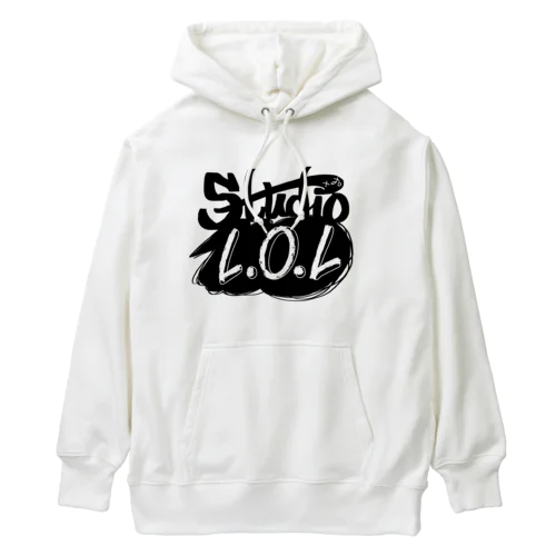 Studio L.O.L モノクロロゴ Heavyweight Hoodie