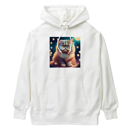 ごきげんなペルシャ猫 Heavyweight Hoodie