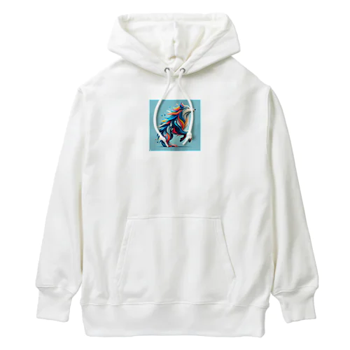 レインボーウルフ Heavyweight Hoodie