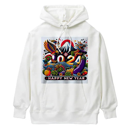 2024年　ハッピーニューイヤー Heavyweight Hoodie