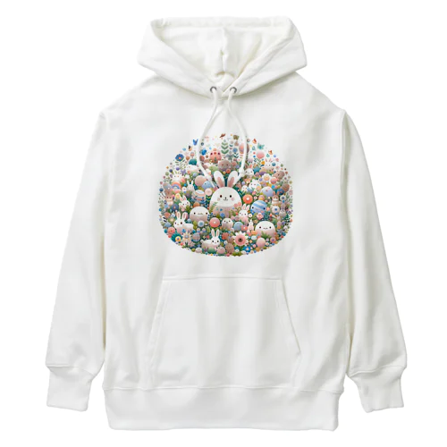 ハッピーフローラルファンタジー Heavyweight Hoodie