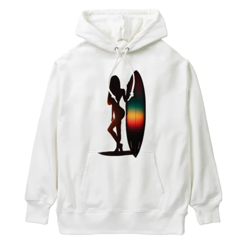 サーフィン女子 Heavyweight Hoodie