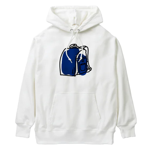 どきどき青いランドセル Heavyweight Hoodie