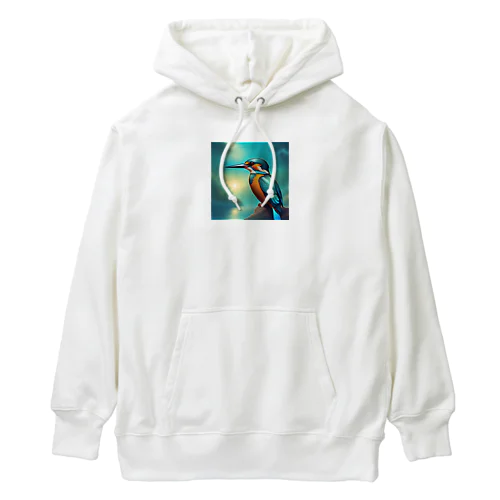 カラフルカワセミくん Heavyweight Hoodie