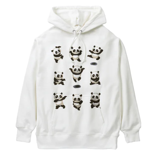 功夫のパンダちゃん Heavyweight Hoodie