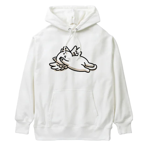 何もしたくないのんびりねこ Heavyweight Hoodie