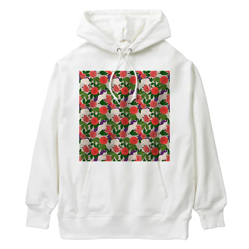 Unicorn and Peony　（ユニコーンと芍薬） Heavyweight Hoodie