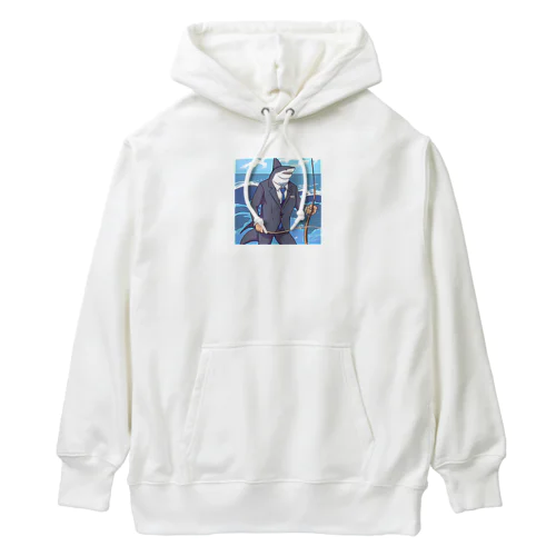 サメ君リクルートする Heavyweight Hoodie