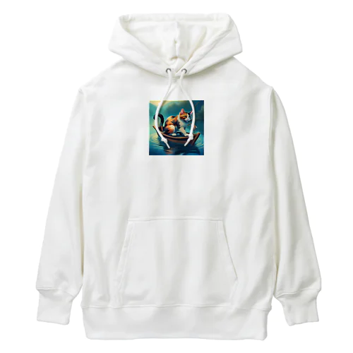 釣り猫君 Heavyweight Hoodie