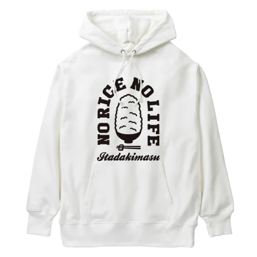 NO RICE NO LIFE ノーライスノーライフ Heavyweight Hoodie