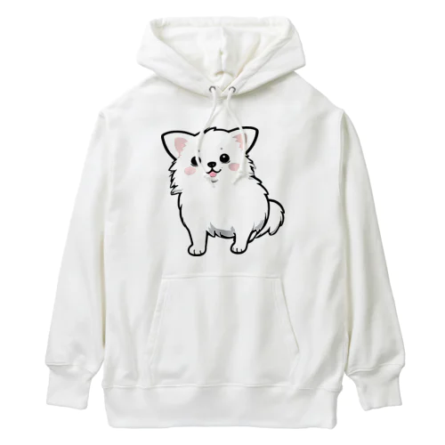 かわいいロングコートチワワちゃん Heavyweight Hoodie