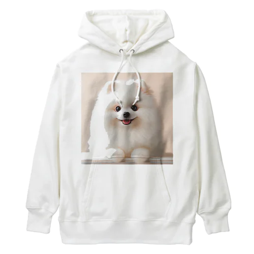 白ポメグッズ Heavyweight Hoodie