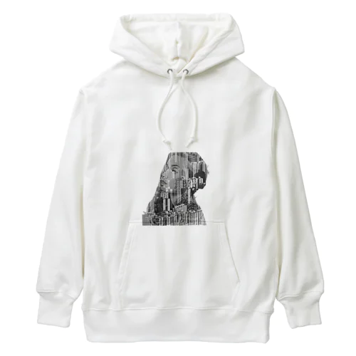 タトゥー女性 Heavyweight Hoodie