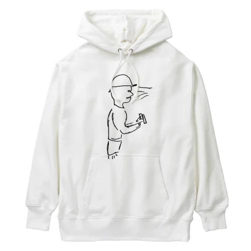 働らくお兄さん Heavyweight Hoodie