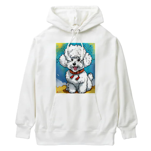 ダイナミック・ビションフリーゼちゃん２ Heavyweight Hoodie