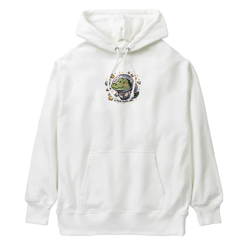 　宇宙飛行士ワニ Heavyweight Hoodie