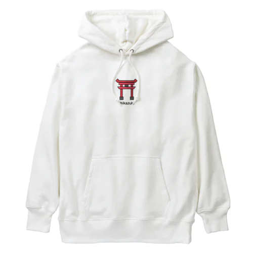 かわいい　鳥居ロゴ　オリジナルグッズ Heavyweight Hoodie